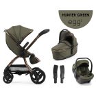 egg3® dječja kolica 4u1 - Hunter Green