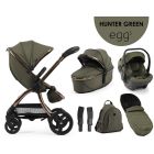 egg3® dječja kolica 6u1 - Hunter Green