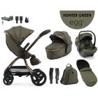 egg3® dječja kolica 9u1 - Hunter Green